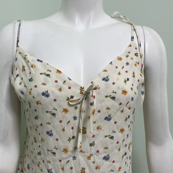 Reformation Chandler Floral Minidress In Winnie Medium NEW - Picture 4 of 7